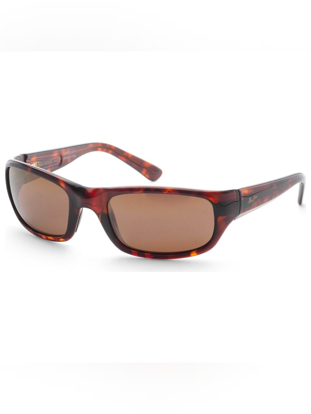 Maui Jim Stingray Unisex Tortoise Brown Rectangular Sunglasses Lightweight